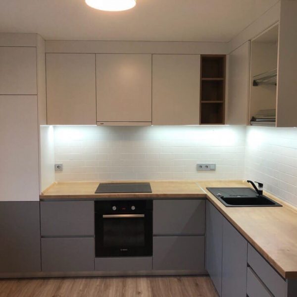 Кухня из материала Fenix