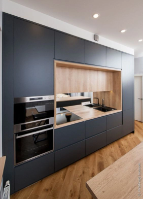 Кухня из материала Fenix